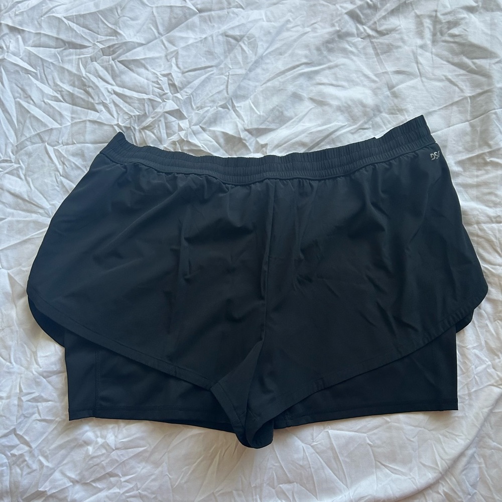 NWOT DSG Jet Black running  Shorts Size XXL